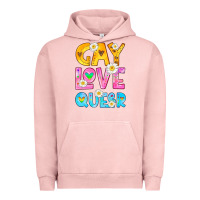 Pigment Salmon gay love queer Urban Hoodie - HRA Design Shop