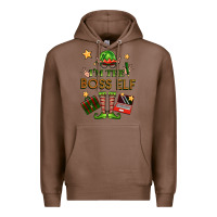 Chestnut im the boss elf Premium Hoodie - FaDigitalArtStudio