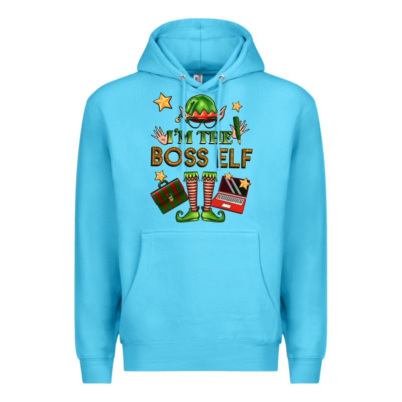 Im The Boss Elf Premium Hoodie by FaDigitalArtStudio | Teevron