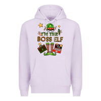 Lilac im the boss elf Premium Hoodie - FaDigitalArtStudio