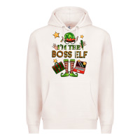 Pale Pink im the boss elf Premium Hoodie - FaDigitalArtStudio