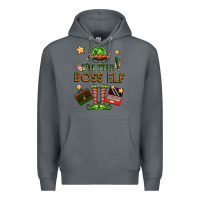 Rock im the boss elf Premium Hoodie - FaDigitalArtStudio