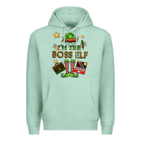 Seafoam im the boss elf Premium Hoodie - FaDigitalArtStudio