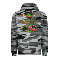 Slate Camo im the boss elf Premium Hoodie - FaDigitalArtStudio