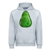 Heather Grey avocado fa element Urban Hoodie - FaDigitalArtStudio