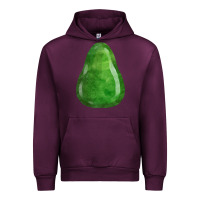 Mauve Wine avocado fa element Urban Hoodie - FaDigitalArtStudio