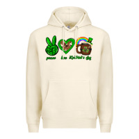 Tofu Peace love luck St. Patrick's Day Premium Hoodie - Neo Western