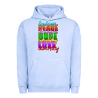 Pigment Grape Ice kindness peace inclusion hope equality love diversity Urban Hoodie - HRA Design Shop
