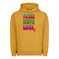 Pigment Peanut Butter kindness peace inclusion hope equality love diversity Urban Hoodie - HRA Design Shop