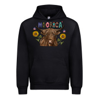 Black Moorica Urban Hoodie - CowhideDigitalArt