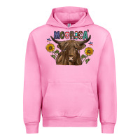 Fuchsia Pink Moorica Urban Hoodie - CowhideDigitalArt