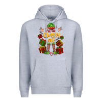 Heather Grey im the clumsy elf Premium Hoodie - FaDigitalArtStudio