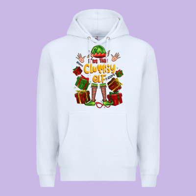 Im The Clumsy Elf Premium Hoodie Designed By Fadigitalartstudio