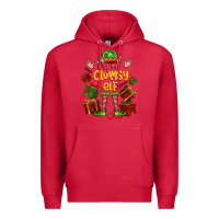 Cardinal im the clumsy elf Premium Hoodie - FaDigitalArtStudio