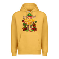 Mustard im the clumsy elf Premium Hoodie - FaDigitalArtStudio