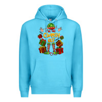 Ocean Blue im the clumsy elf Premium Hoodie - FaDigitalArtStudio