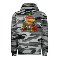 Slate Camo im the clumsy elf Premium Hoodie - FaDigitalArtStudio