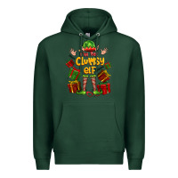 Sports Green im the clumsy elf Premium Hoodie - FaDigitalArtStudio