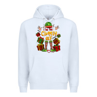 White im the clumsy elf Premium Hoodie - FaDigitalArtStudio