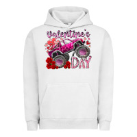 Pigment Lunar Rock valentines day monster truck Urban Hoodie - RacoonDesign