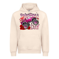 Sandshell valentines day monster truck Urban Hoodie - RacoonDesign