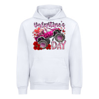 Valentines Day Monster Truck Urban Hoodie | Teevron