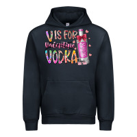 Navy vis for valentine vodka Urban Hoodie - RacoonDesign