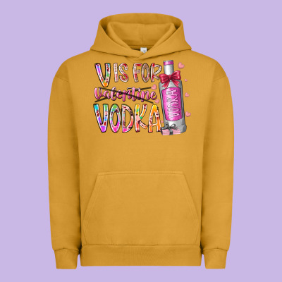 Vis For Valentine Vodka Urban Hoodie Designed By Racoondesign