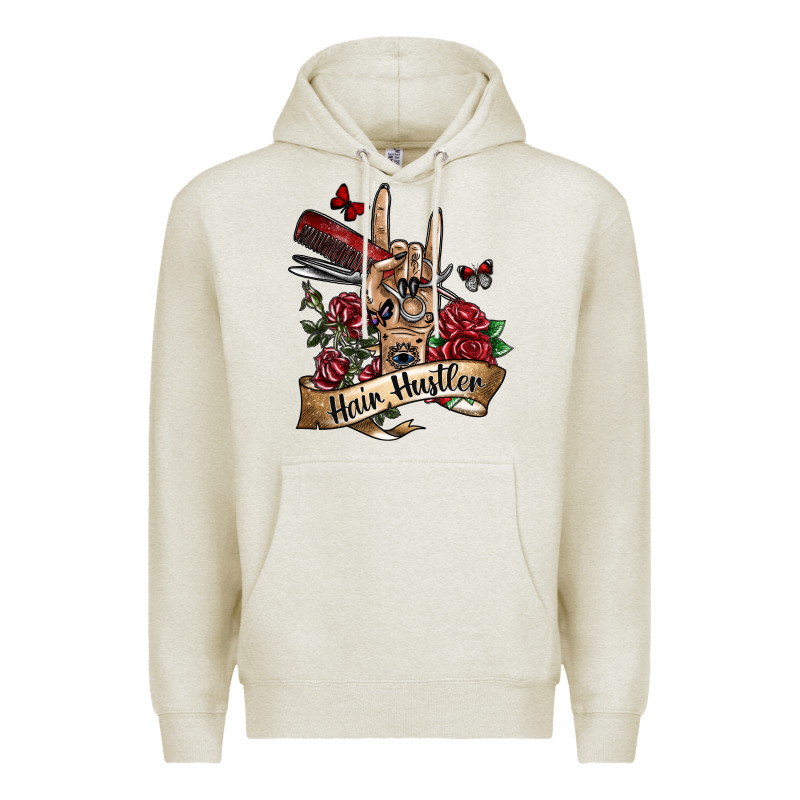 Hair Hustler 3 Premium Hoodie by SublimationCraftShop | Teevron