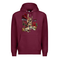 Burgundy hair hustler 3 Premium Hoodie - SublimationCraftShop