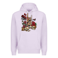 Lilac hair hustler 3 Premium Hoodie - SublimationCraftShop