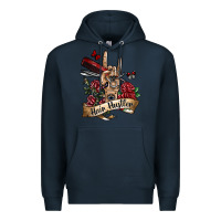 Navy hair hustler 3 Premium Hoodie - SublimationCraftShop