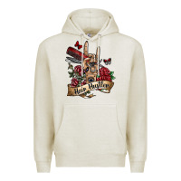 Oatmeal Heather hair hustler 3 Premium Hoodie - SublimationCraftShop