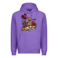 Purple hair hustler 3 Premium Hoodie - SublimationCraftShop
