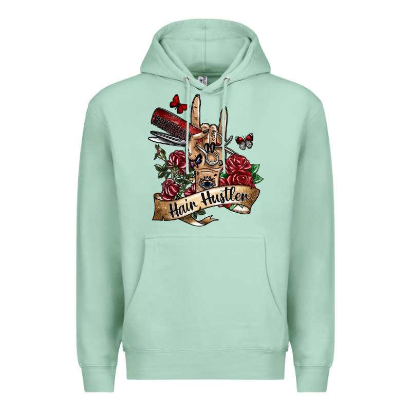 Hair Hustler 3 Premium Hoodie by SublimationCraftShop | Teevron