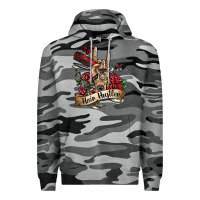 Slate Camo hair hustler 3 Premium Hoodie - SublimationCraftShop