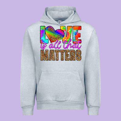 Love Is All That Matters Urban Hoodie Designed By Hra Design Shop