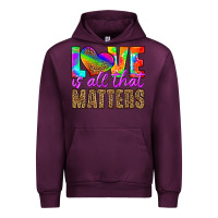 Mauve Wine love is all that matters Urban Hoodie - HRA Design Shop