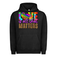 Pigment Black love is all that matters Urban Hoodie - HRA Design Shop