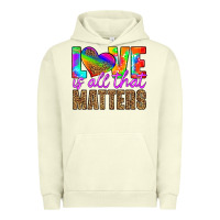 Pigment Pistachio love is all that matters Urban Hoodie - HRA Design Shop