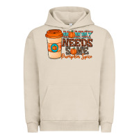 Pigment French Oak mommy needs some pumpkin spice Urban Hoodie - CowhideDigitalArt