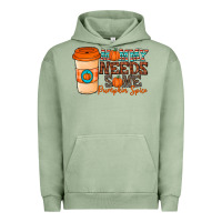 Pigment Oil Green mommy needs some pumpkin spice Urban Hoodie - CowhideDigitalArt
