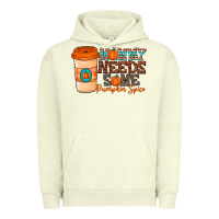 Pigment Pistachio mommy needs some pumpkin spice Urban Hoodie - CowhideDigitalArt