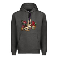 Charcoal Heather hair hustler 4 Premium Hoodie - SublimationCraftShop