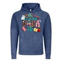 Vintage Denim living that  para  life Vintage Hoodie - AdoDesignShop