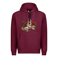 Burgundy hair hustler 4 Premium Hoodie - SublimationCraftShop