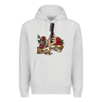 Dove Grey hair hustler 4 Premium Hoodie - SublimationCraftShop