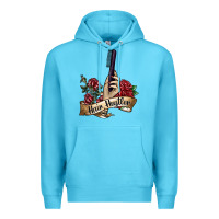 Ocean Blue hair hustler 4 Premium Hoodie - SublimationCraftShop