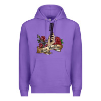 Purple hair hustler 4 Premium Hoodie - SublimationCraftShop