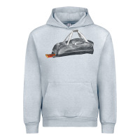 Heather Grey baseball bag fa element Urban Hoodie - FaDigitalArtStudio